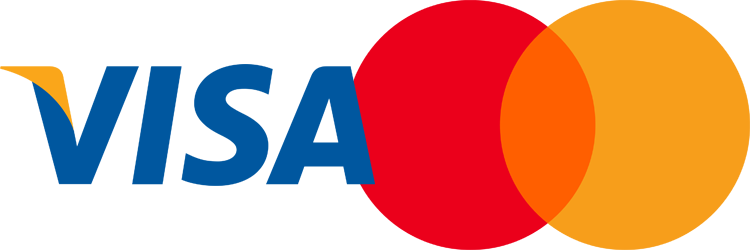 VISA and Mastercard logo combination